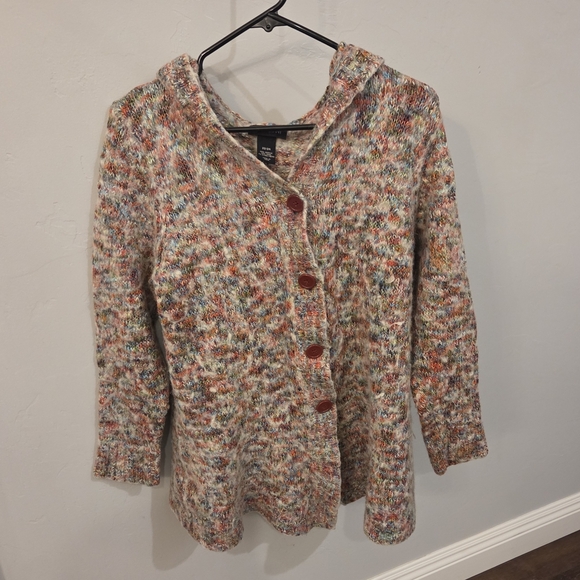 Lane Bryant Multicolor Wool Knit Cardigan - Picture 1 of 4